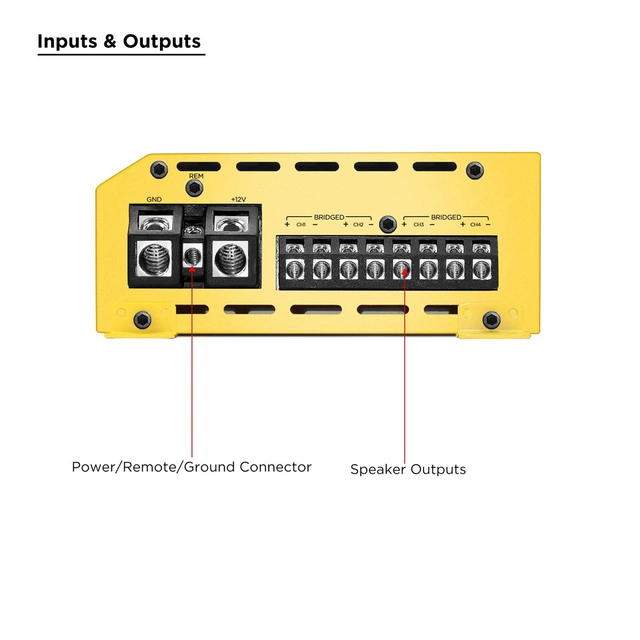 Recoil Audio RL880.4 4-kanals forst. 4x220W RMS, 2Ohm 