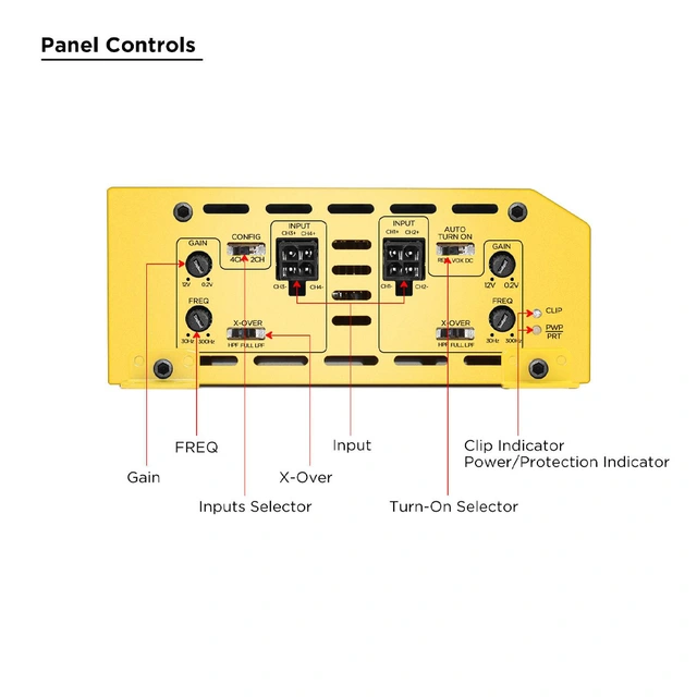 Recoil Audio RL880.4 4-kanals forst. 4x220W RMS, 2Ohm 