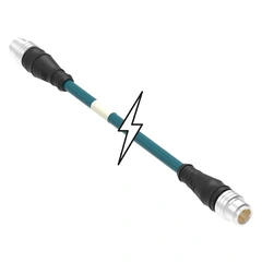 MOLEX – Micro-Change (M12) kabel M12 kabel 4-polt, 20 m, Cat 5e, IP67