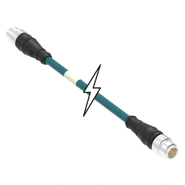 MOLEX – Micro-Change (M12) kabel M12 kabel 4-polt, 20 m, Cat 5e, IP67 