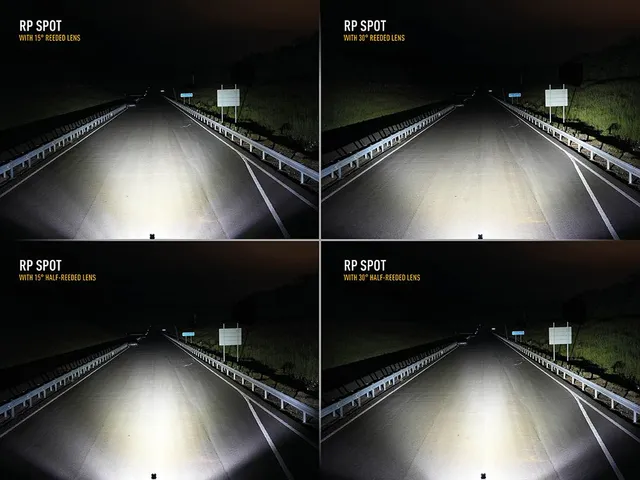 Lazer RP Spot fjernlys 8940 lumen, 80W, 1 Lux ved 392 meter 