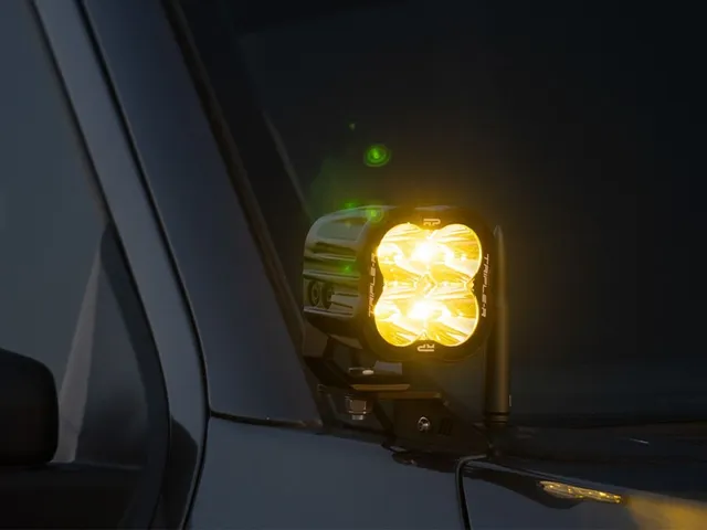 Lazer RP Spot Yellow fjernlys 5760 lumen, 80W, 1 Lux ved 500 meter 