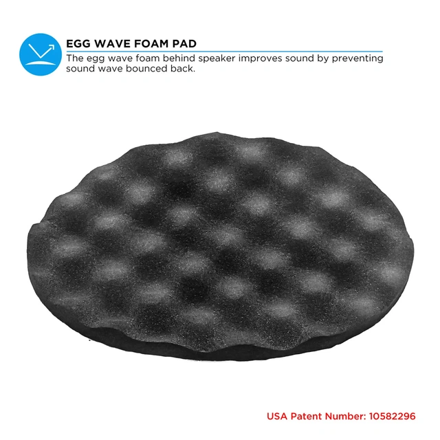 Recoil Akustisk høyttalerbaffel - 6x8" Justerbar, forbedrer mellomtone. 2 stk 