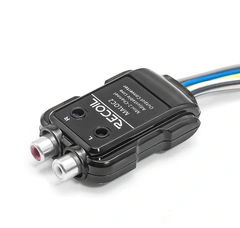 Recoil høy-lav nivå adapter 2-kanals, justerbar, 12v remote