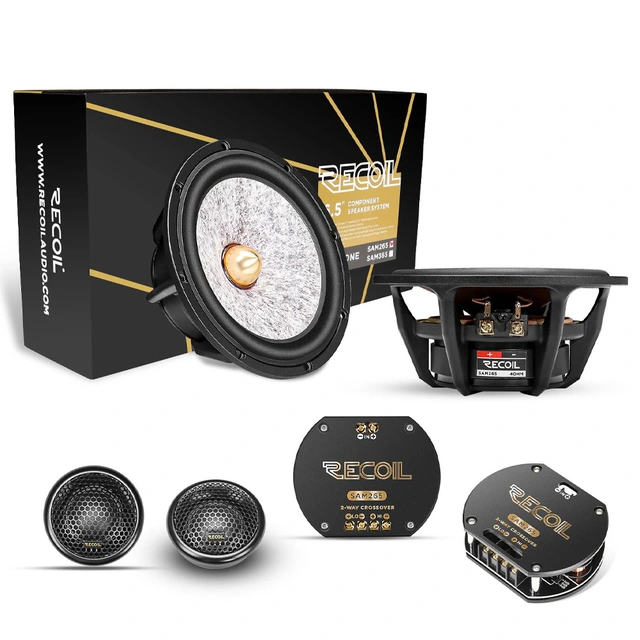 Recoil SAM265 komponentsett 6,5", 65W RMS, 130W Maks, Level 1 Serie 