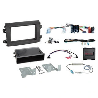 1-DIN monteringssett - komplett Ducato/Jumper/Boxer (2022-->) u/radio
