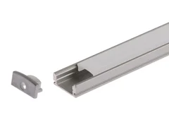 Aluminiumsprofil for LED-striper 1 meter