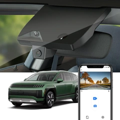 FITCAMX Integrert 4K Dashcam (foran+bak) Hyundai Ioniq 9 (2025 ->)
