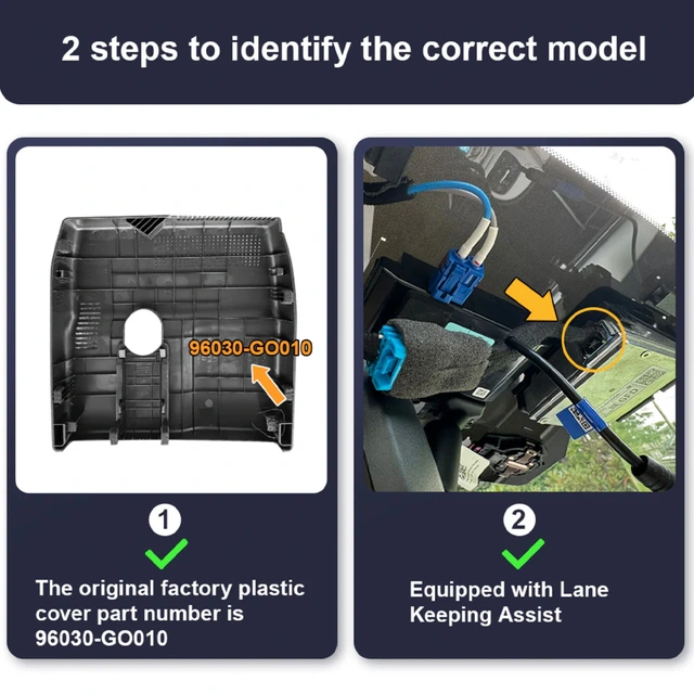 FITCAMX Integrert 4K Dashcam (foran+bak) Hyundai Ioniq 9 (2025 ->) 