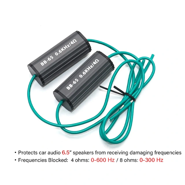 Recoil Høypassfilter/Bass Blocker For 5,25" eller 6,5" høyttalere 