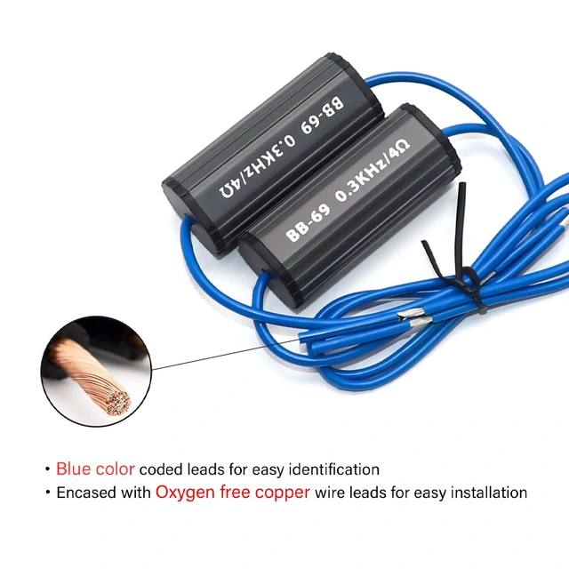 Recoil Høypassfilter/Bass Blocker For 5x7", 6x8" eller 6x9" høyttalere 