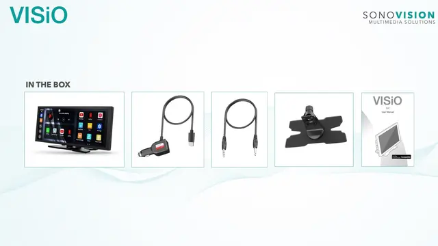 VISiO-11c 11,4" Android skjerm (åpen) Trådløs Apple Carplay/Android Auto 