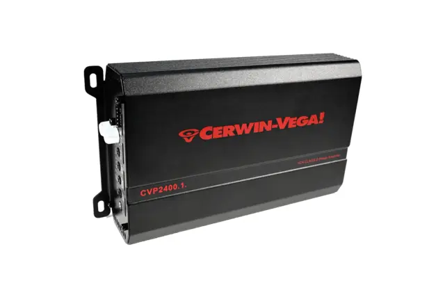 Cerwin Vega CVP2400.1 monoforsterker CVP-serien, 900W RMS i 1 Ohm 