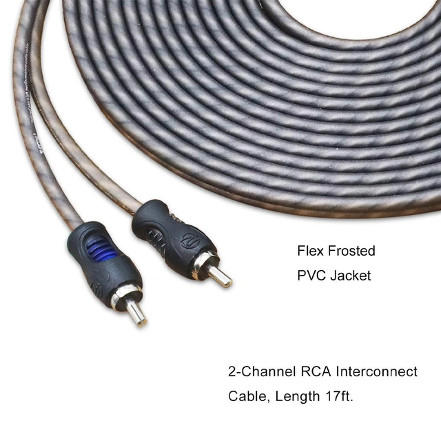 Recoil Echo RCA-kabel 5,1 Meter, OFC, 2-kanals 