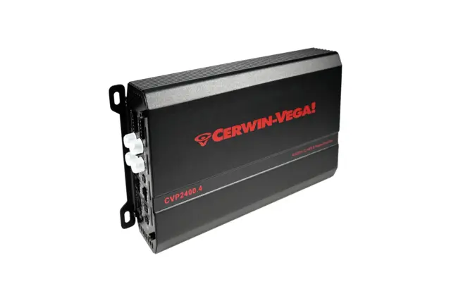 Cerwin Vega CVP2400.4 4-kanalsforsterker CVP-serien, 4x210W RMS i 2 Ohm 