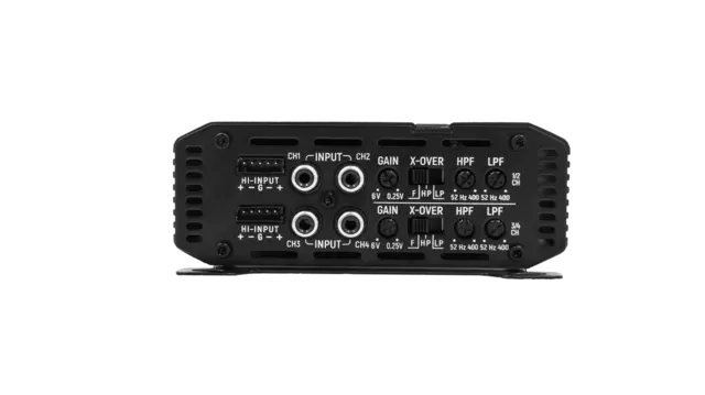 Cerwin Vega CVP2400.4 4-kanalsforsterker CVP-serien, 4x210W RMS i 2 Ohm 