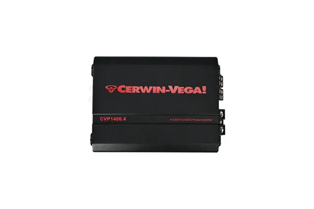 Cerwin Vega CVP1400.4 4-kanalsforsterker CVP-serien, 4x140W RMS i 2 Ohm 