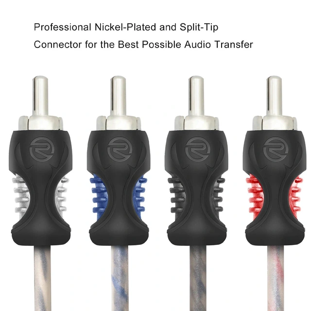 Recoil Echo RCA-kabel 5,1 Meter, OFC, 4-kanals 