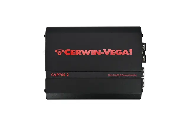 Cerwin Vega CVP700.2 2-kanalsforsterker CVP-serien, 2x140W RMS i 2 Ohm 