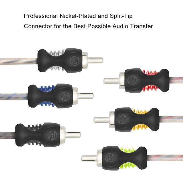 Recoil Echo RCA-kabel 5,1 Meter, OFC, 6-kanals 