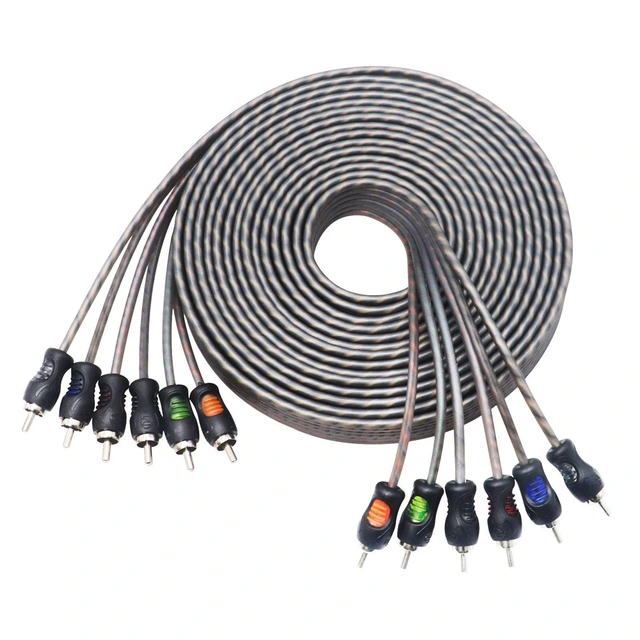Recoil Echo RCA-kabel 5,1 Meter, OFC, 6-kanals 