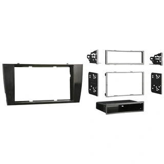 Metra 1-DIN/2-DIN monteringsramme X-Type/S-Type (2001-2009) u/Navi - Sort