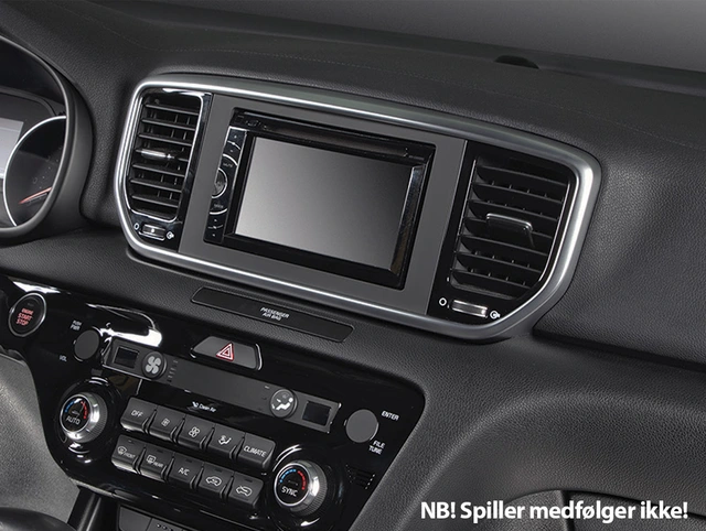 Metra 2-DIN komplett monteringssett Kia Sportage (2019-2021) m/Auto AC m/lyd 