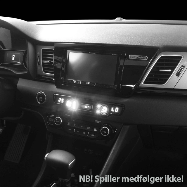 Metra 2-DIN monteringssett Kia Niro (2017-2019) u/navigasjon 