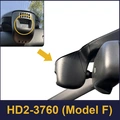FITCAMX Integrert 4K Dashcam (foran+bak) Audi (2016 -->) Model F Sort