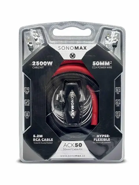 SonoMAX kabelsett 50mm2 50mm², CCA 