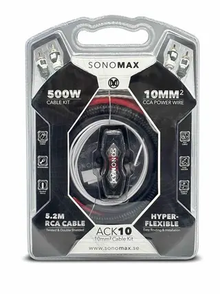 SonoMAX kabelsett 10mm2 10mm², CCA
