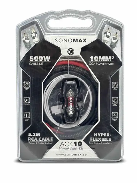 SonoMAX kabelsett 10mm2 10mm², CCA 