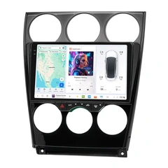 DUDU multimediaspiller med 9,5" skjerm Mazda 6 (2002-2007) "Flush montering"