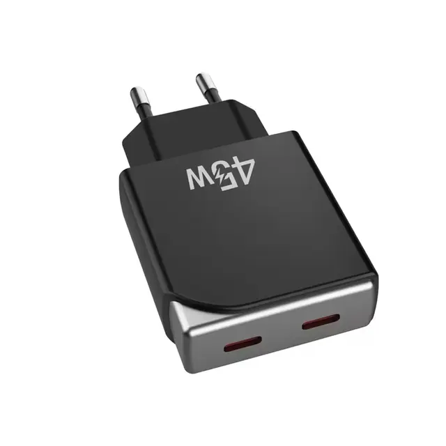 ConnectED Phone hjemmelader 45W, 2 x USB Type-C 