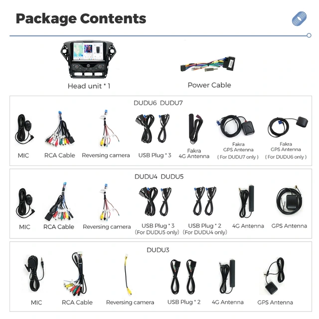 DUDU multimediaspiller med 9,5" skjerm Ford Mondeo (2011-2014) m/navigasjon 