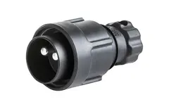 Støpsel 2-pol nato med festering 35-50mm², 500 Amp ved 24 Volt