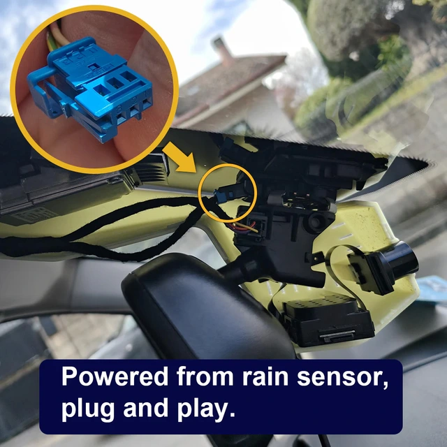 FITCAMX Integrert 4K Dashcam (foran) Proace City/Berlingo/Partner (2019-2023) 