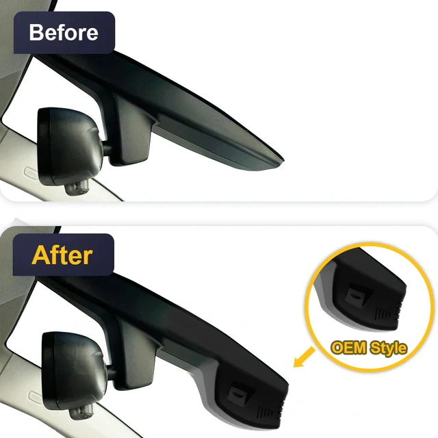 FITCAMX Integrert Plug & Play 4K Dashcam BMW i3 (2018-2022) "6400" 