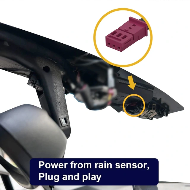 FITCAMX Integrert Plug & Play 4K Dashcam BMW i3 (2018-2022) "6400" 