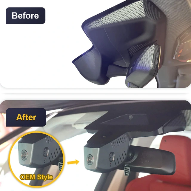 FITCAMX Integrert 4K Dashcam (foran+bak) BMW X3 (2025-->) 