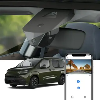 FITCAMX Integrert 4K Dashcam (foran+bak) Proace City/Berlingo/Partner (2019-2023)