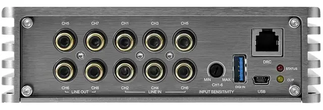 Musway M4nano 4-kanals forst. m/DSP 8-kanals DSP, 400W RMS 