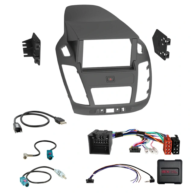 2-DIN monteringssett - komplett Transit Connect (2019-2024) m/4,2" skj. 