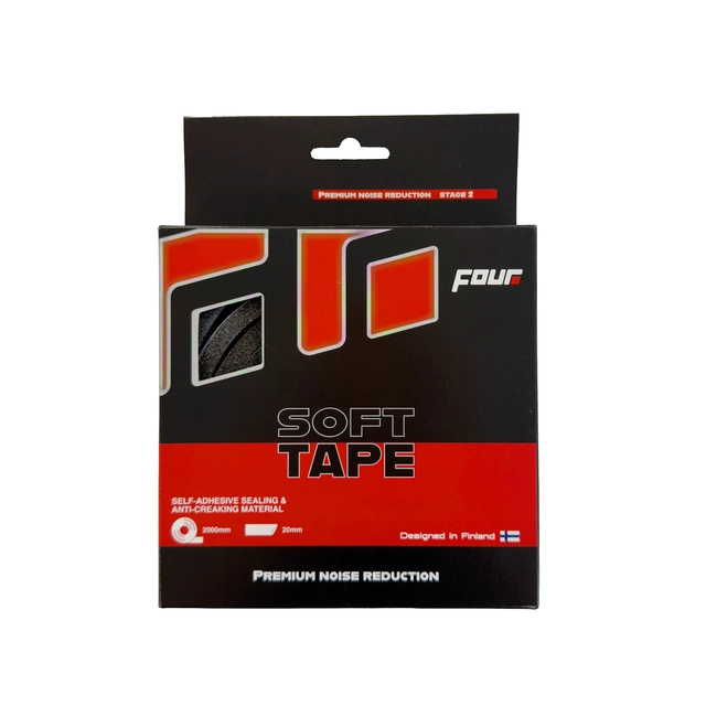 FOUR S2-SoftTape tetningstape 20mm bredde, 7mm tykk, 2 meter lengde 