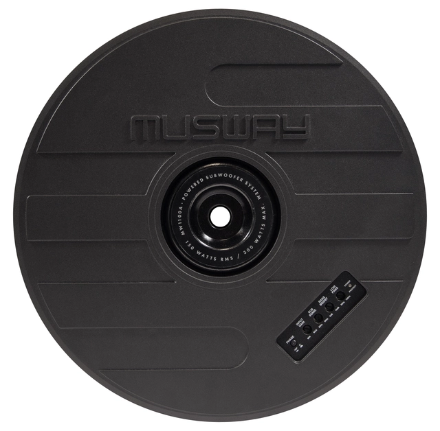 Musway MW1100A 11" aktiv subwoofer 150W RMS, aktivsub, bassremote 