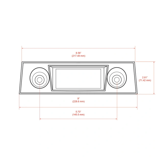RetroSound RetroRadio DAB+ RetroRadio Camaro/Firebird (1967-1968) 