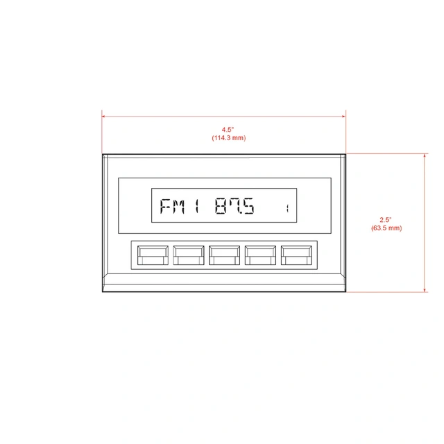 RetroSound Daytona DAB+ RetroRadio Camaro/Firebird (1969-1977) 