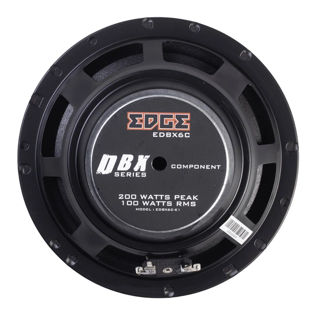 Edge EDBX6C-E1. 6,5" komponentsett 6,5", 100W RMS, 200W Maks, 4 Ohm 