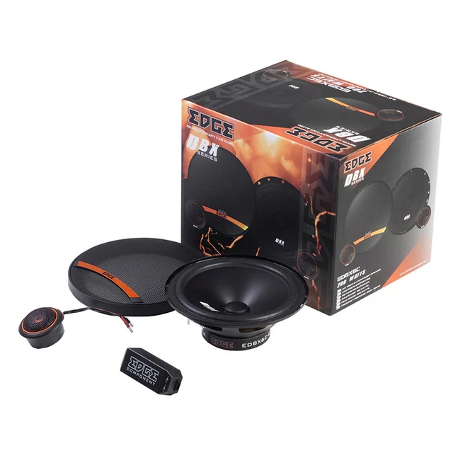 Edge EDBX6C-E1. 6,5" komponentsett 6,5", 100W RMS, 200W Maks, 4 Ohm 