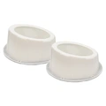 Recoil USP65-W - 6,5" Avstandsringer Hvit, Plast, Pris per par